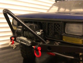 jeep xj hardbody özel ızgara rc araç 110 ölçek 18 aksiyal aksiyel scx10 sıkı vücut off-road paletli rock traxxas trx4 vaterra üst çıkıntısı 3d print model - Mito3D