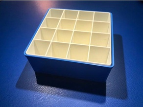 sortimo 100 4x4-Teiler - Organisation fusion 360 Veranstalter kleine Teile-Lagerung 3d print model - Mito3D