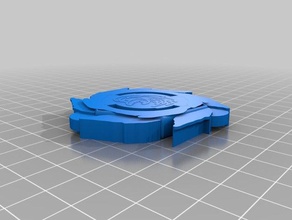 areal griffin g3 hobby beyblade beyblades burst evo god layer 3d print model - Mito3D