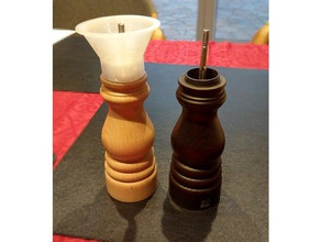 entonnoir peugeot paris sel moulin à poivre 18 cm cuisine manger 3d print model - Mito3D