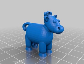 cópia de vaca 3d impressão 3d print model - Mito3D