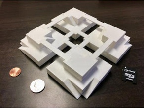 block fort mario kart 64 buildings structures 3d print model - Mito3D