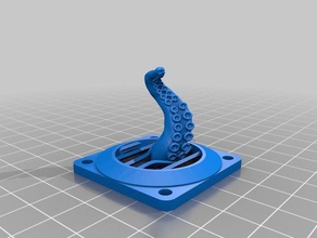 40mm fan guard tentacle 3d printer parts 3d print model - Mito3D