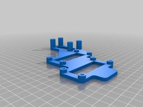 dual mosfet halter i3 mega 3d printer parts anycubic 3d print model - Mito3D