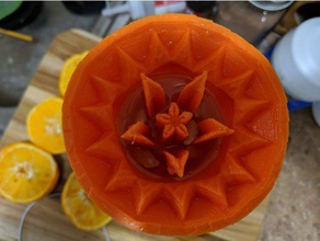presse-agrumes en forme de cône cuisine à manger presse-fruits orange 3d print model - Mito3D