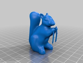 ninja écureuil les créatures squirel 3d print model - Mito3D