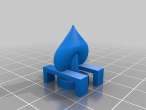 pique cardgamesymbol jouets 3d print model - Mito3D