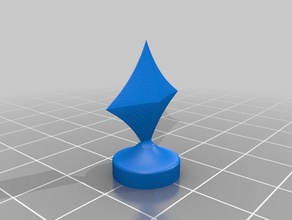 Diamanten cardgamesymbol - Spielzeug sigma 3d print model - Mito3D