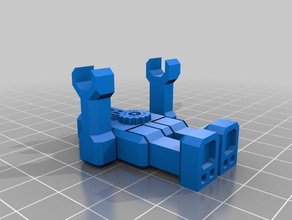le capital de l'usine robot trousseau clés 3d l'impression 3d print model - Mito3D