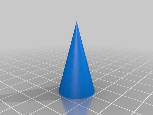 my customized hollow cone math art 3D print model - Mito3D