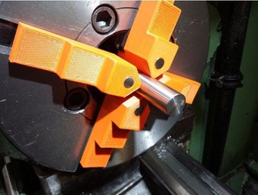 roehm lathe chuck jaw cover sensitive parts 250 machine tools 3d print model - Mito3D