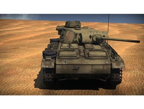 Mm sdkfz Alman panzer iii3 II oyunlar eylem cıvata Almanya kampf nazi pzkpfw taqnk wagen warthunder 3d print model - Mito3D