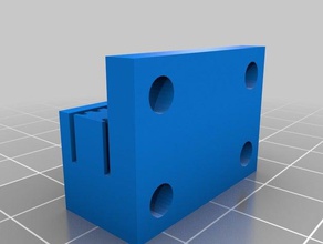 anet a8 belt holder 3d printer parts 3d print model - Mito3D