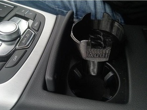 audi a6 coffee cup holder 3d printing 3d print model - Mito3D