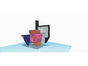 e3d para prusa i3 acciaio la stampante parti automatico ventilatore livello 3d print model - Mito3D