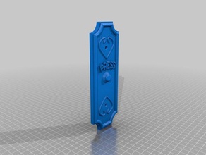 vintage inspired doorbell props 3d print model - Mito3D