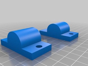 soporte barra metal 160mm 3d printing 3d print model - Mito3D