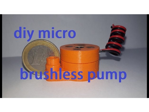 brushless-Mikro-Wasser-Pumpe diy mini-Pumpe 3D print model - Mito3D