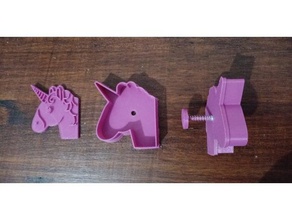 unicorn cookie cutter primavera cucina pranzo cookiecutter 3d print model - Mito3D