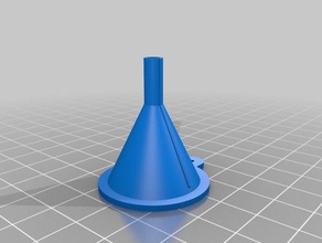 small funnel 5mm neck kitchen dining customized 3d print model - Mito3D