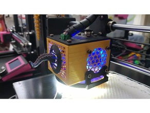 tentacle fan guard anycubic i3 mega 3d printer accessories 3d print model - Mito3D