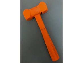 dead-blow hammer hand tools deadblow functional print mallet 3d print model - Mito3D