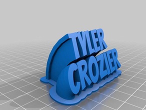 tyler office customized 3d print model - Mito3D