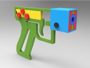 gb22-9 oggetti di scena pistola 3d print model - Mito3D