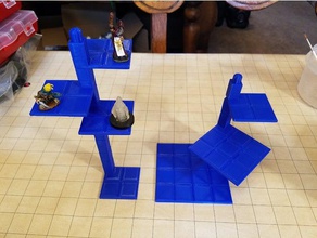 4x4 savaş dizileri oyunlar levitation rpg masa 3d print model - Mito3D