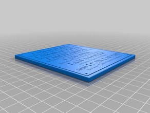 sono di placca i segni loghi personalizzato preventivo preventivi 3d print model - Mito3D