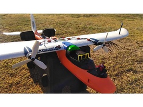 rmrc strix stratosurfer ön pan kamera mount mL'lik es08maii araç fatshark gerçek 3d print model - Mito3D