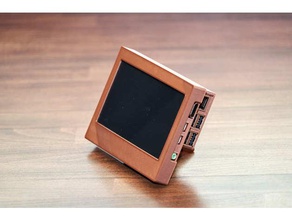 elecrow 5inch hdmi display-b case computer 7inch lcd waveshare 5 inch 3d print model - Mito3D