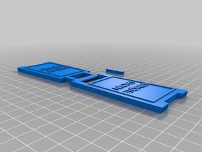 my customized floor stand 1 signs logos 3d print model - Mito3D