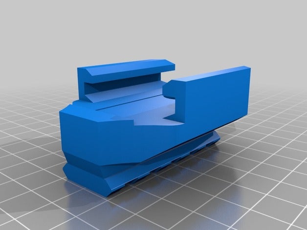 cz escorpião placa traseira esporte ao ar livre 3D print model - Mito3D