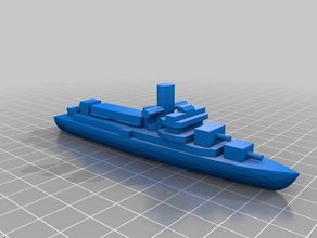 destroyer alliés de l'axe 3d l'impression 3d print model - Mito3D