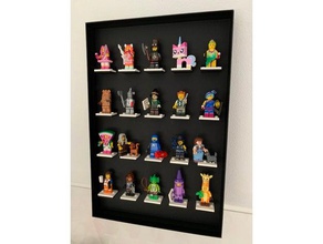 lego figurine présentoir mural jouet jeu accessoires tuile 3d print model - Mito3D