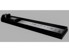 caso digital ângulo de régua 360 graus 200mm ferramenta os titulares caixas medição do medidor caixa ferramentas 3d print model - Mito3D