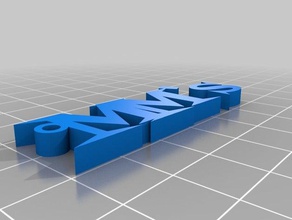 mm chaveiros personalizado 3d print model - Mito3D