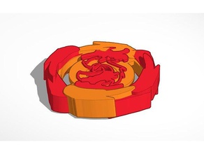 gt ifritormxt+ 3d printing beyblade burst 3d print model - Mito3D
