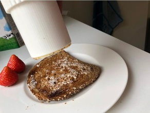 mantequilla palo simple hecho de tener un poco diversión desayuno cocina comedor pritt 3d print model - Mito3D