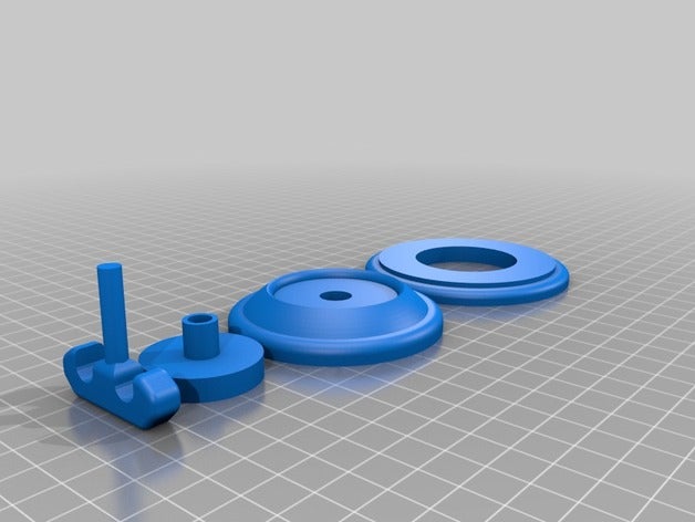 tocco di stile campanello puntelli 3D print model - Mito3D