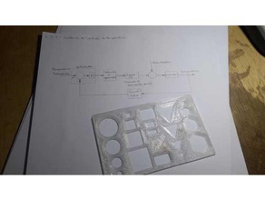 stencil diagrammi mano strumenti ingegneria di controllo la matematica 3d print model - Mito3D