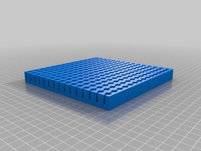 15x15 my customized hex bit holder tool holders boxes 3d print model - Mito3D