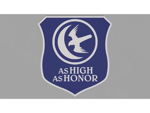 arryn sigil game thrones banner signs logos color layer got house multicolor 3d print model - Mito3D