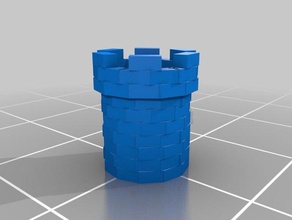 castle tower other 3d print model - Mito3D