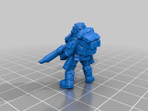 28mm laser trooper giocattolo gioco accessori 3d print model - Mito3D