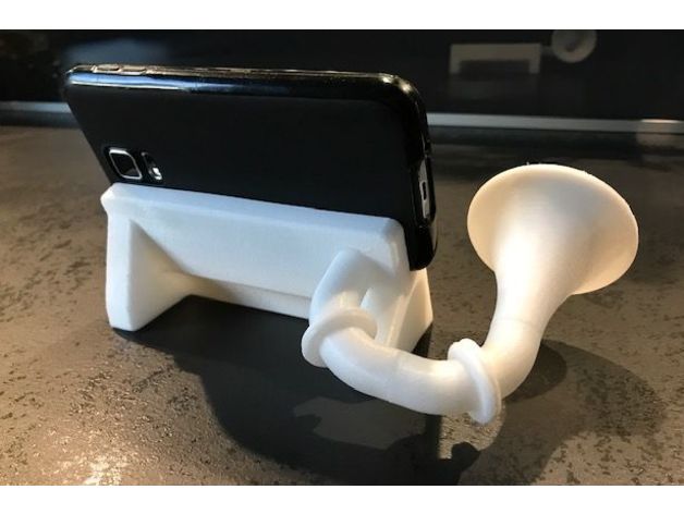 mobile horn speaker 3D print model - Mito3D