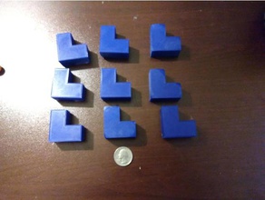 9 pezzo di puzzle i giocattoli giochi pezzi 3d print model - Mito3D