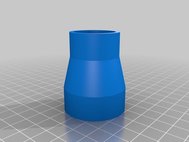 chm walnt blast shop-vac adapter parts customized 3D print model - Mito3D