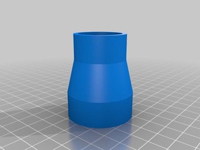 chm walnt blast shop-vac adaptador partes personalizado 3d print model - Mito3D